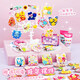 Fengxi Cream Glue Guka Set Deluxe Edition Full Set of Children's Toys Handmade Diy Material Quicksand Brick Guka Pan Sticker 6 Top Style / 1047-piece Guka Quicksand Brick Cover