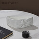 Boxi Home White Postmodern Yoan Ceramic Vase Ornamente Ins Home Model Room Dekoration Blumengeräte X11303A-W