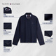 TOMMY HILFIGER25 spring and summer new men's and women's lightweight poplin casual sports simple coach executive lapel jacket navy blue DW5 M (recommended 135-150Jin Jin equals 0.5 kg)
