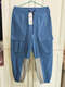 Fhhuabd Meijia Jeans Summer Stretch suave simple recto recto jeans lavado somnoliento jeans recortados de cordero