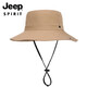 Jeep (JEEP) hat men's big brim fashionable versatile fisherman hat men and women universal fishing hat outdoor mountaineering A0389