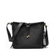 GOLDLION G+ women's bag shoulder bag cowhide fashion women's crossbody bag drawstring large capacity bucket bag black 23*13*21cm