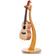 Supug Guitar Guitar Guitar Pise Ukulele Vertical Ukulele Free Punch-Type Guitar Colocation Ritting Stand de violín Rack colgante Bamboo Guitar Guitar Rack + Style Stand