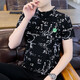 UNI QLO 2025 new summer half-sleeved men's short-sleeved polo shirt T-shirt trend F9215 black M
