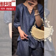 维多利亚的格调法式小众独特超好看v领上衣2025夏季新款宽松蓝色阔腿短裤套装女 蓝色套装 S 【建议95斤内 高品质】