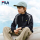 FILA Children's Clothing Long T Category 2025 Winter New Men's and Large Children's Long Sleeve T-Shirt RD Sapphire-NV 160