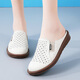Belle Yiyuan Pantoffeln für Frauen im Sommer 2025 Neue weiche einzige dicke alleinige Sandalen außerhalb von Rutsch außen Mutter Sommer halbe Hausschuhe 9898 Beige 35