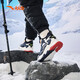 Anta Children's Cotton Shoes Boys 2024 Winter Plus Velvet Botón cálido Button Snow Anti-Slip informal Dos botas de algodón azul/cielo azul/blanco 9902H-3 28