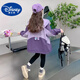 Disney (Disney) Girls' Jackets Spring and Autumn 2025 New Children's Fashionable Girls Autumn Jacket Hooded Autumn Jacket Top Purple Bow Spring and Autumn Style No Cotton Jacket 160 Recommended height is about 150 cm