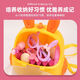 过家家玩具儿童仿真化妆玩具模型公主女孩画不出颜色粉饼生日礼物 经典黑黄兔26件套