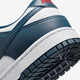 Nike Dunk Low Retro White Navy, Anti-Slip y Wear ReseSistant, Hombres de bajo peso de los hombres Ligerosas Caparías Ligeros DD1391-400 38.5