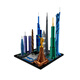 Modern architectural model World single building model toy landmark collection of fingertip city skyscrapers Merdika 118 679 meters Malaysia 1:400