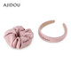 AJIDOU Ajidou headband 520 birthday gift fashionable floral headband large intestine hairband for girlfriend and wife pink
