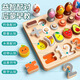 Yunya infant and toddler toys educational building blocks Montessori early education digital puzzle matching board 3-6 years old New Year gift six-in-one matching board + puzzle 16 styles complete set