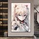 Evangelion Hängende Malerei Asuka Ayari Dekorative Gemälde Nummer 1 Mobile Anime Girl's Veranda Gemälde Eva03 80*12035 mm dicke Aluminiumlegierung schwarz gebürstet