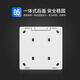 Three-control, one-light switch, surface-mounted, one-open, multi-control switch socket, open-wire, open-box, type 86, one-position, one-light, three-way household, single-open, three-control, surface-mounted, one-open, multi-control (midway switch)