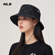 MLB官方男女简约时尚LOGO遮阳帽抽绳渔夫帽25夏季新款HTM01 纽约洋基队/黑色 M /59