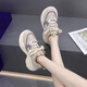Fanxishe Chaussures de protection du travail pour femmes, orteils en acier légers, chaussures de travail à semelle douce respirante à quatre saisons, chaussures de sécurité ultra-légères anti-smashing et anti-sting, noire 9717 [anti-smashing + respirant] Taille standard 33