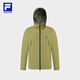 
FILA official couple woven jacket 2025 autumn new fitness outdoor sports windproof and moisture-permeable hooded top