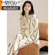 
Modal pajamas for women in spring and autumn pure cotton long sleeve simple casual lapel cardigan autumn and winter cotton casual home clothing suit for women PLD-Y1130 9227 M [recommended 80-100Jin [Jin equals 0.5 kg] wear]