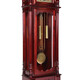 Honghe floor clock living room European watch solid wood pendulum clock simple mechanical retro high-end light luxury high-end household clock 9922 mahogany color rich flowers bloom Polaris 31-day movement