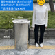 
OUOETY stainless steel oil barrel edible oil food grade 304 barrel commercial round barrel with lid thickened water barrel 80 large capacity 70cm super thick diameter 80 high 70cm 347 liters of water loading 695 Jin [Jin equals 0.5 kg]