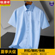 Hengyuanxiang pure cotton free ironing label shirt business thin fashion short sleeve men casual breathable new versatile shirt trend DX6624 43