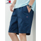 Tommy Shekelly American Tommy Sommer Pure Cotton Five Cut Shorts Casual und All-Match Lose Beach Hosen Herren trendy 9215 dunkelblau Farbe + 9215 Bohnengrün L (vorgeschlagen 120-135 Jin [Jin gleich 0,5 kg]))