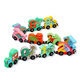 Kindermagnetzug Magnetic Digital Digital Magnety Toy Assembly Building Blocks Boy's Magnet Car 1 Basismodell 12 Magnetischer digitaler Zug