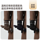 JIUMU warm leather gloves men's autumn and winter windproof and coldproof plus velvet riding and driving electric motorcycle and bicycle touch screen gloves