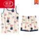 Langsha (Langsha) Chaleco integrado con pijamas en el pecho para mujeres con algodón delgado de verano puro Summer Summer Singles Gran tamaño de ropa para el hogar puede ser el chaleco para al aire libre con almohadilla de cofre-F9859 M Mujeres recomendadas 80-100Jin [Jin iguala 0.5 kg]