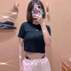 
Nike (NIKE) sports T-shirt for women in summer new casual loose round neck solid color short short sleeve DD1329 official authentic red DJ6236-693 M