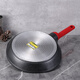 炊大皇（COOKER KING）煎锅麦饭石平底不粘锅家用多功能V型煎锅煎蛋煎牛排烙饼26 小V煎盘【CKN3524V】 V型锅 24cm