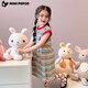 
Little pig Banner girl summer striped retro vest skirt new baby children versatile T-shirt dress loose flower strip skirt 140 recommended height 130-140cm