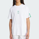 Adidas short-sleeved T-shirt men's summer new NEO sportswear knitted breathable round neck half-sleeved top HC9717 pure cotton JM6473 white S