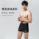 浪莎（LangSha）泳裤男平角透气速干短裤专业训练游泳裤防尴尬温泉海边游泳装备