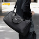 Jeep Reisetasche große Kapazität Herren-Cross-Body-Tasche Kurzstrecken Business Trip Umhängetasche Trockener Nasse Trennung Gepäckbeutel Fitness Handtasche Schwarz