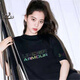 Under Armour UA new sports summer solid color ins round neck T-shirt short-sleeved men and women half-sleeved casual loose fashionable breathable Korean version 11980T-shirt black M