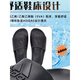 Adidas sandals men's and women's shoes 2025 summer new outdoor sports beach shoes casual light flip flops IF7371/all black/one flip flops 38