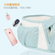 布兜妈妈【新品】婴儿背带宝宝腰凳前抱式多功能轻便儿童坐凳护腰抱娃神器 杜若蓝