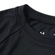 Under Armor children's clothing, children's short-sleeved round neck top, summer style for boys and girls, knitted moisture-absorbent outdoor sports quick-drying T-shirt, black 120, the size is small, please take one size larger as normal