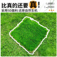 Linya high-end artificial lawn outdoor fake turf green carpet plastic mat outdoor landscaping balcony courtyard court 3cm-5D upgraded extra dense spring grass-black back 4 meters wide X 6 meters long