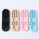 MPPMCK remote control can chew baby silicone molar stick mobile phone soothing teether toy chewing gum baby button small month old black bear silicone teether 1 pack
