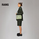 Rains单肩斜挎包男女运动包骑行挎包腰包Cargo Box Bag W3/14110 浅青绿