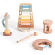 
Orff 6-piece set of baby early education listening exercise wooden comforting piano wind chime children's musical instrument toys Yunduo piano music set