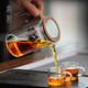 Gao Ming (Gaoming) Dingdang Flipping Tasse Tee Wasser Trennung Teekanne Haushalt verdickter Glas 9274 Komfortable Flipping Tasse