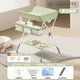 Mesa de pañales Table de cuidado del bebé multifunción Mesa de pañal recién nacido Mesa táctil Mesa táctil Bai Xiaolu - Cesta de almacenamiento cómoda (verde) + secado de ropa