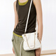 CHARLES&KEITH25秋新品柔软抽绳简约链条福袋包手提托特包包女包CK2-80151536 Cream奶白色 S