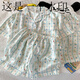 Conjunto de tres piezas de pijamas de oso de cerezo para mujeres en verano lindo dibujos animados de algodón de algodón de algodón de algodón de algodón de verano Juego de ropa JS-9902# Star KT Cat-Tres de tres piezas Mize M Tamaño 155-162 Peso 100 Jin [Jin equivale a 0.5 kg]