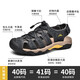 
Jeep sandals men's outdoor breathable beach shoes men's bag-toe wading hole shoes non-slip hiking casual shoes 514 dark gray 42